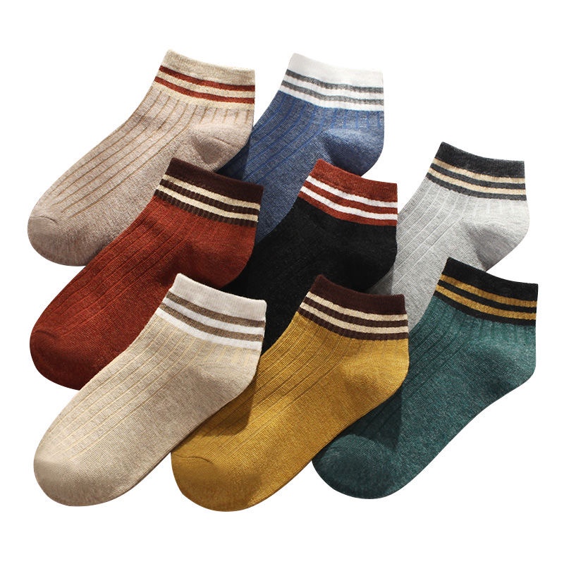 Tất nữ cotton cổ ngắn vớ ống ngắn thời trang cá tính dành cho nữ