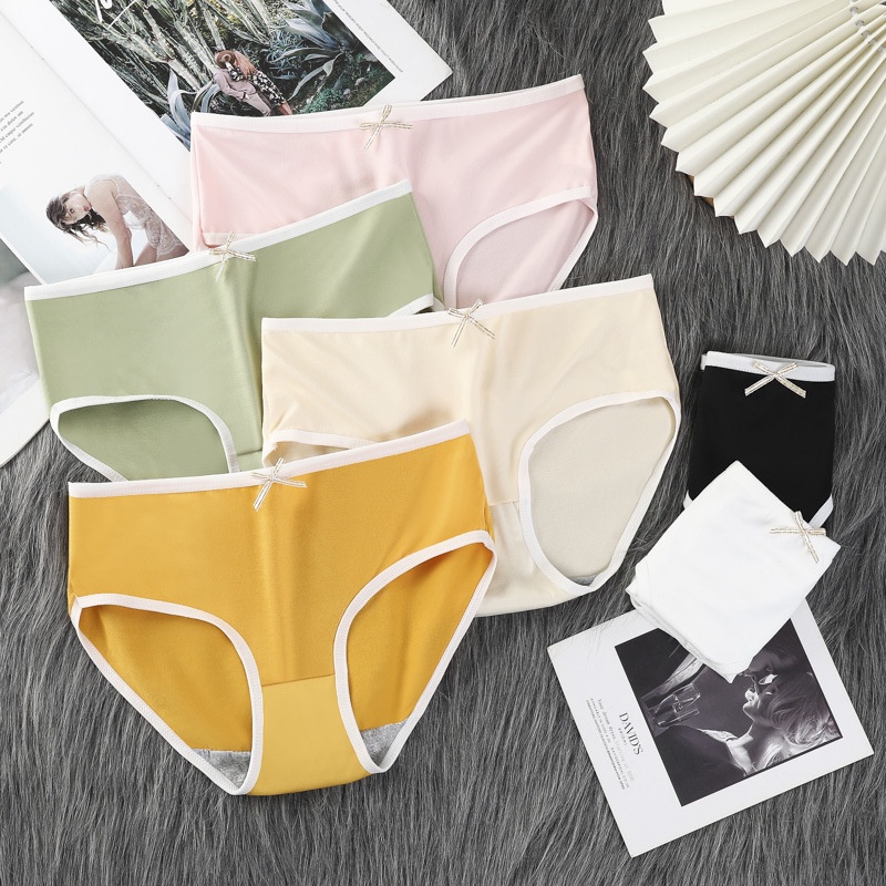 Set 5 Chiếc Quần Lót Nữ Cotton Mềm Mại Tôn Dáng - Hàng Quảng Châu Cao Cấp