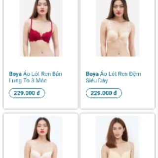 Áo lót ngực boya