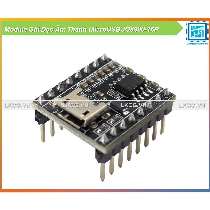 Module Ghi Đọc Âm Thanh MicroUSB JQ8900-16P