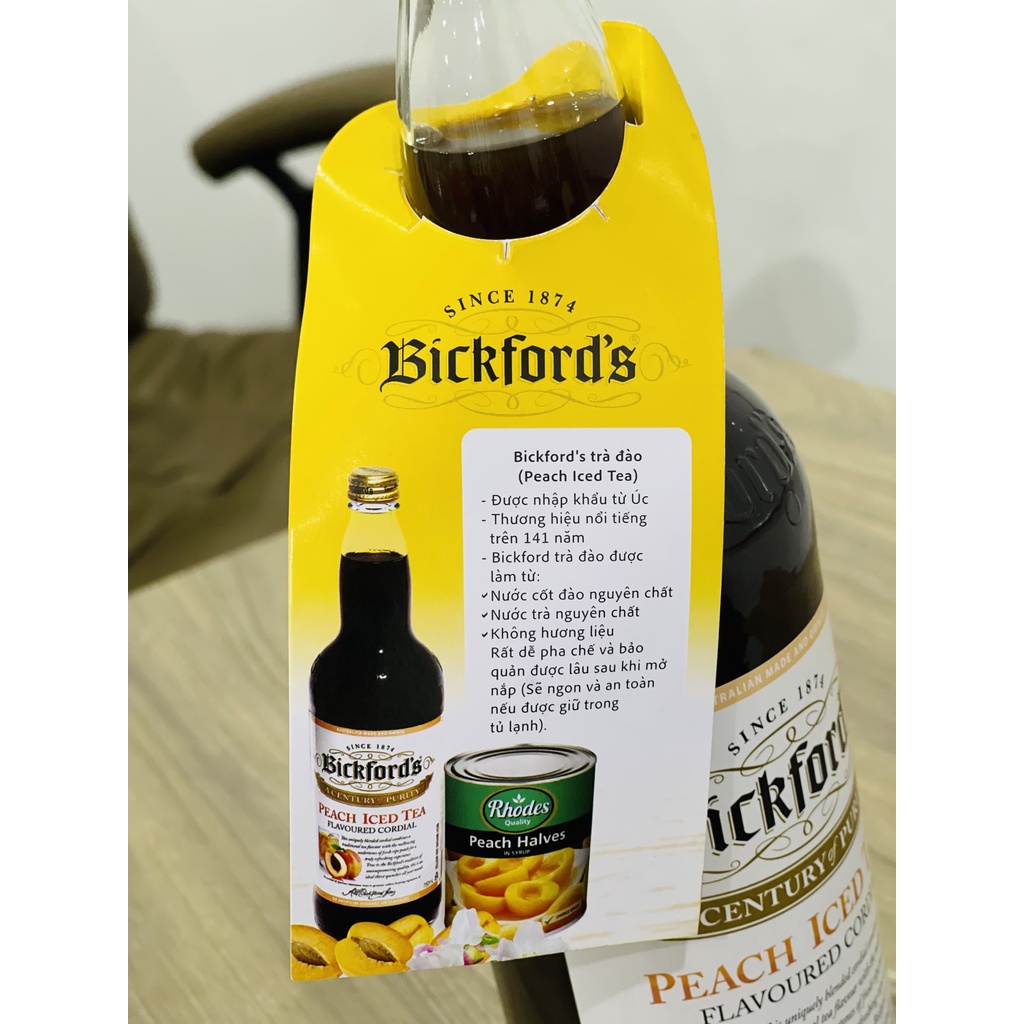 Set nguyên liêu pha trà đào (Bickford - Kronos). Hàng công ty có sẵn giao ngay | BigBuy360 - bigbuy360.vn