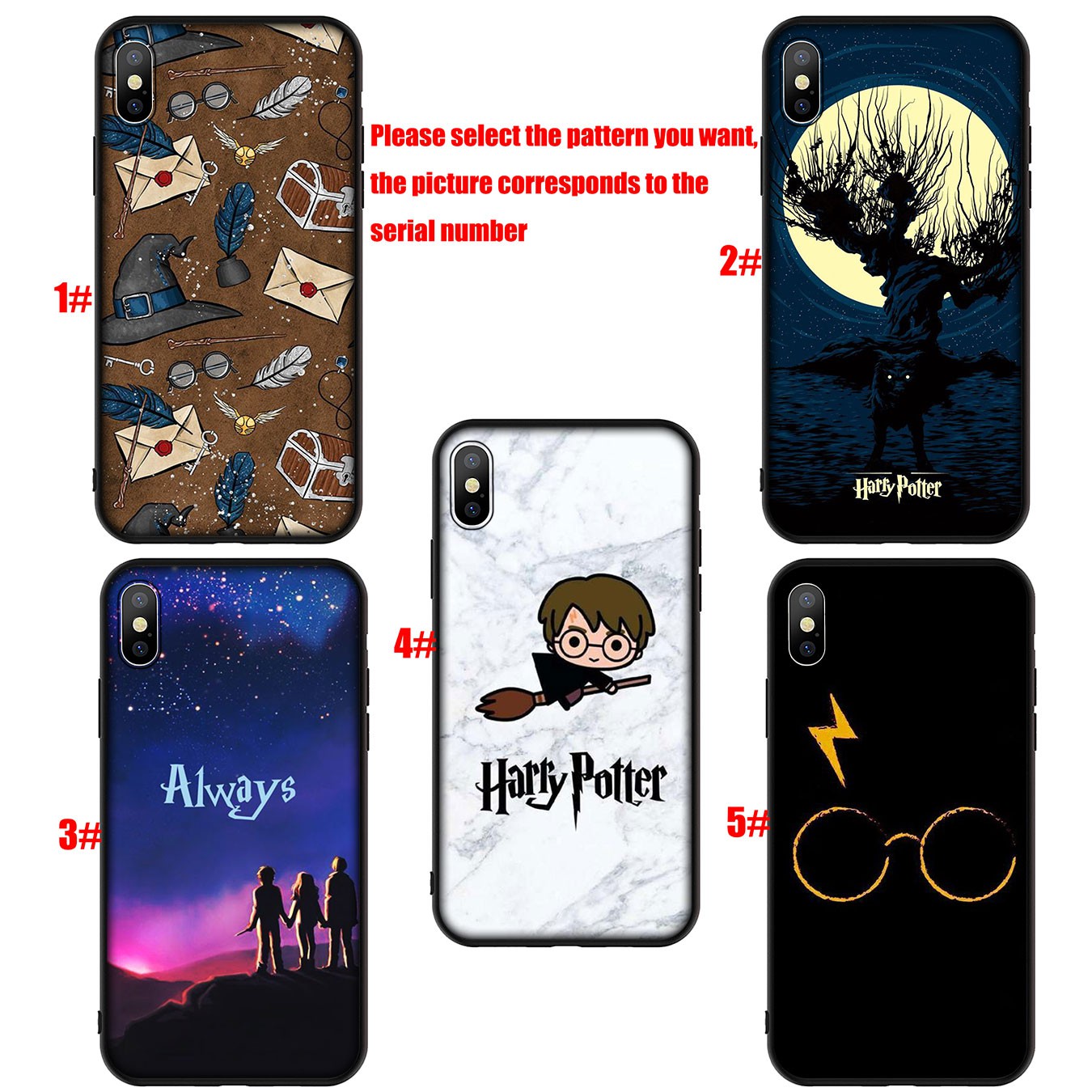 Ốp Lưng Silicone In Hình Harry Potter Cho Xiaomi Redmi Note 9 / 7 Pro / 9a / 7a / 9c / Note7 / Note9 / 9pro / 7pro