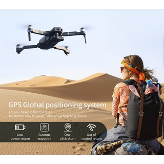 Flycam YLRC KAI ONE PRO 8K Camera 3 Trục Gimbal + EIS GPS 5G Wifi   Động Cơ Không Chổi Than Bay 25 PHÚT