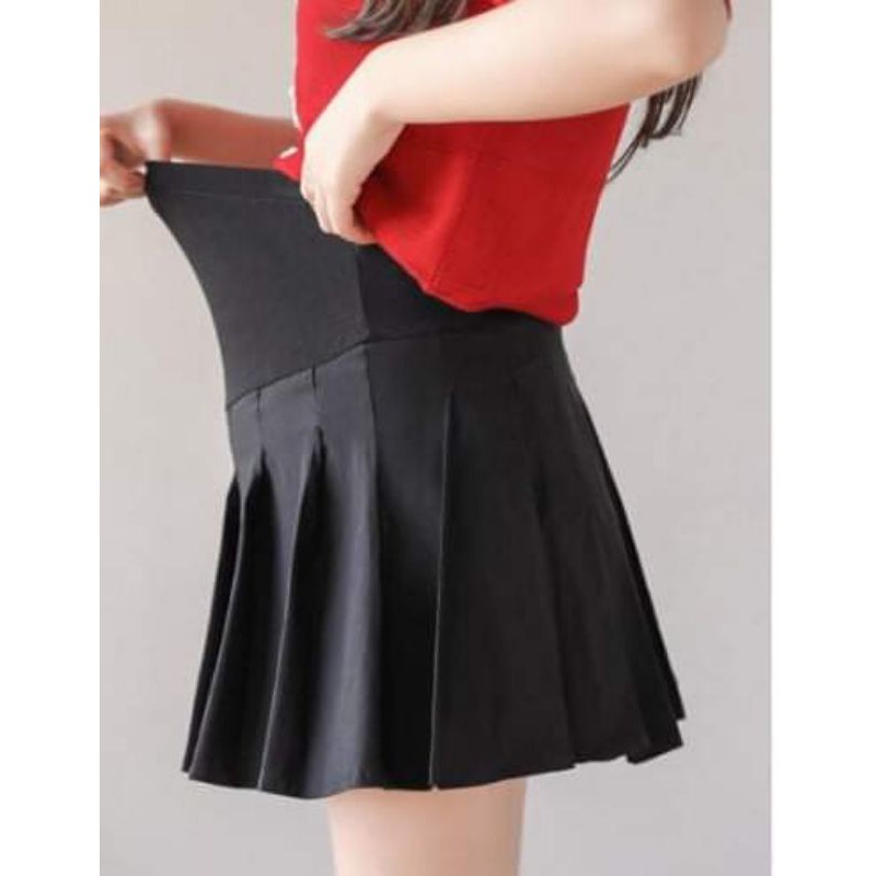 Chân váy bầu xếp ly( có quần lót trong)