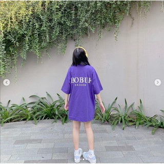 Áo thun bobui basic tím,vàng chuẩn REAL full tag túi