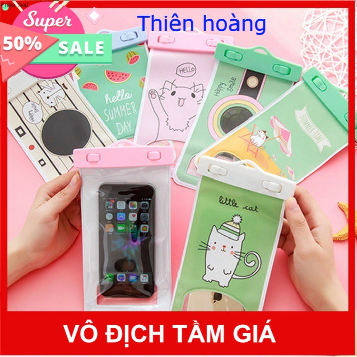 Túi chống nước điện thoại hình thú giá sỉ ,túi đựng điện thoại đi mưa ,đi tắm kháng nước hiểu quả _Thiên hoàng .