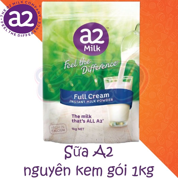 Sữa A2 nguyên kem gói 1kg