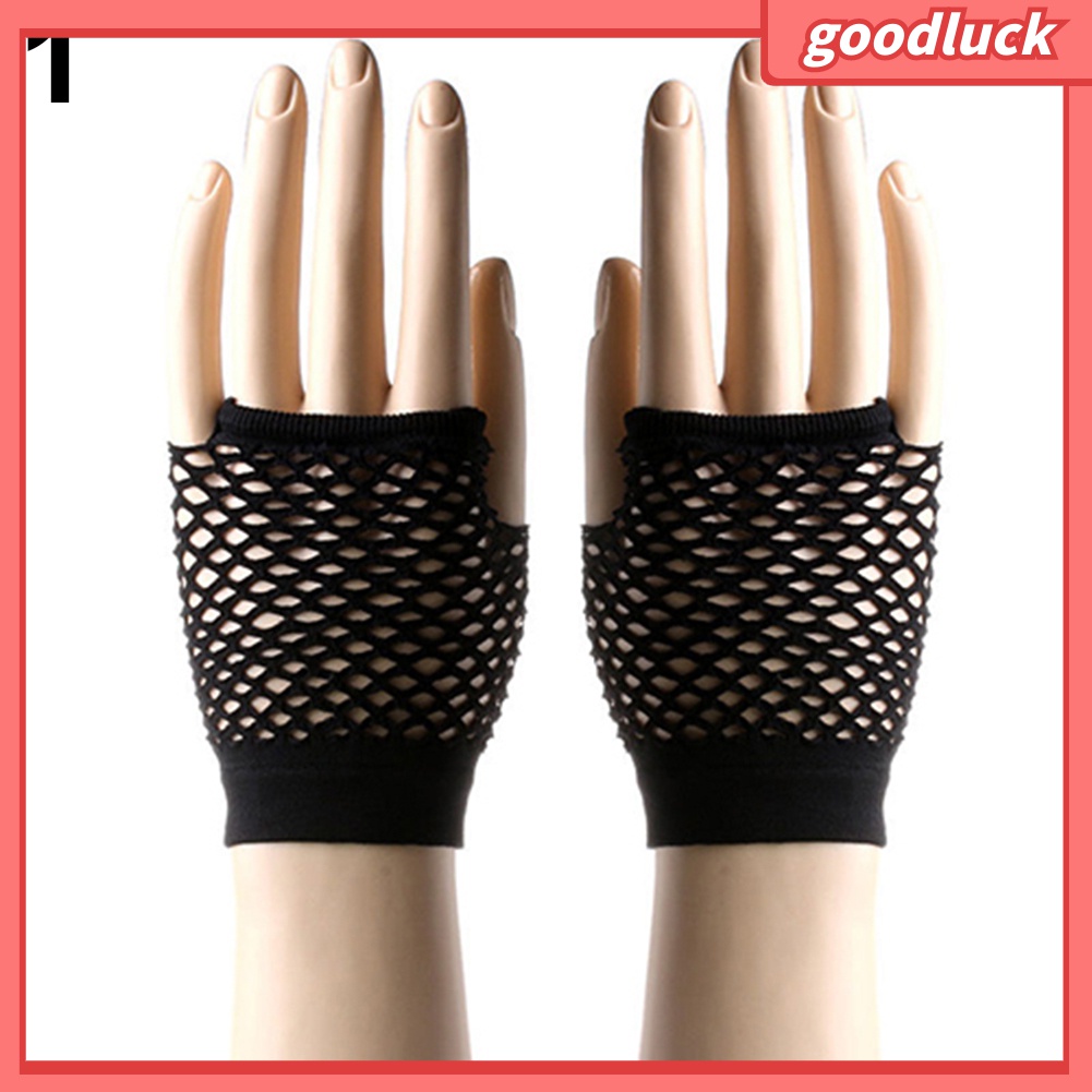 Găng Tay Lưới Hở Ngón Hóa Trang Gợi Cảm Cho Nữ