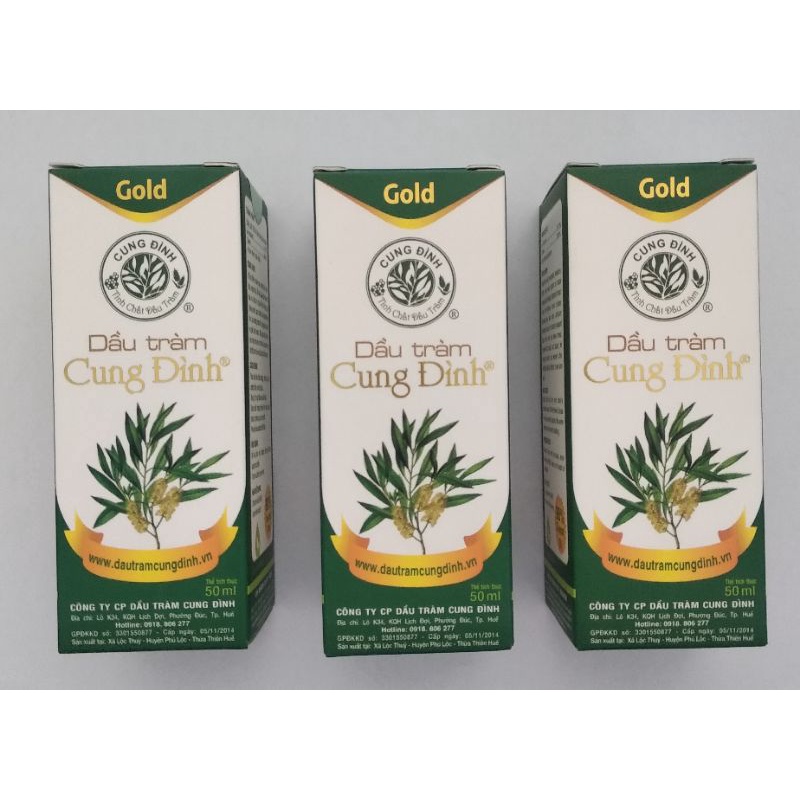 Dầu Tràm Cung Đình gold_ lọ 50ml