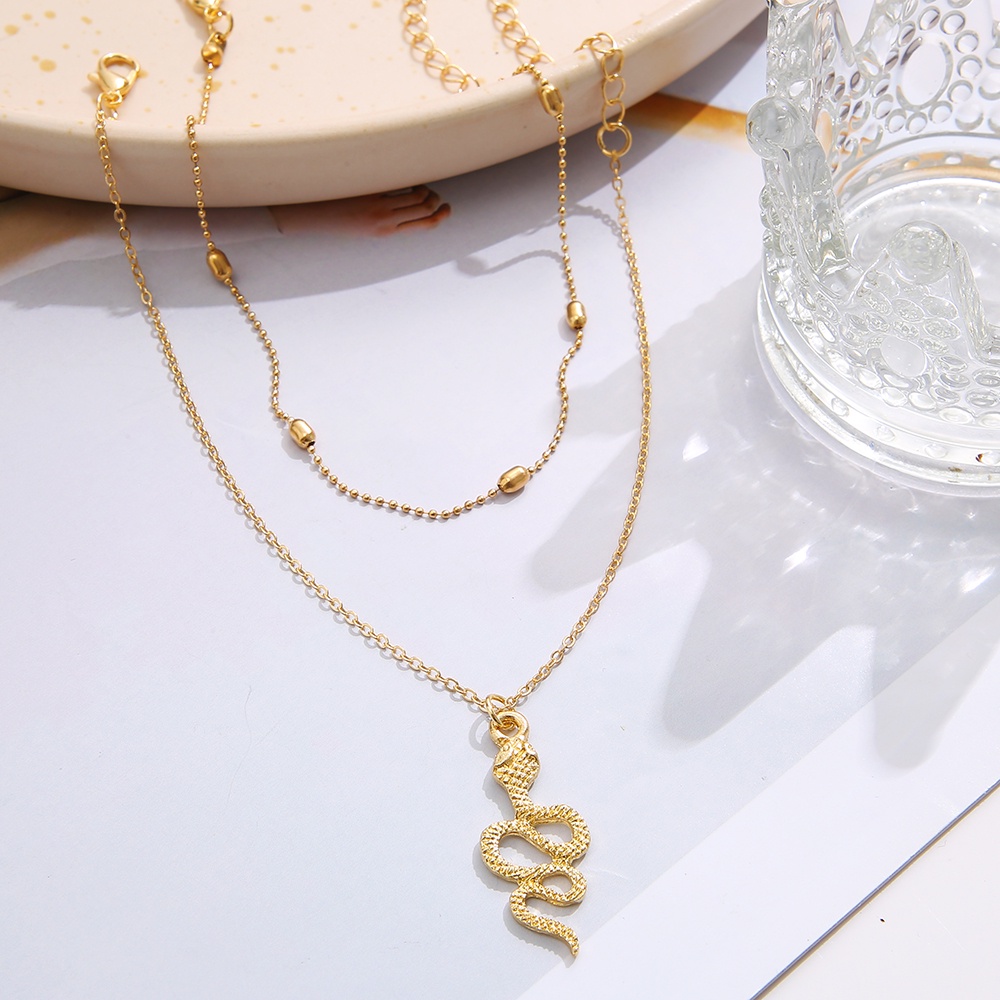 Lắc Chân Hai Lớp Hình Rắn Thời Trang Dành Cho Nữ