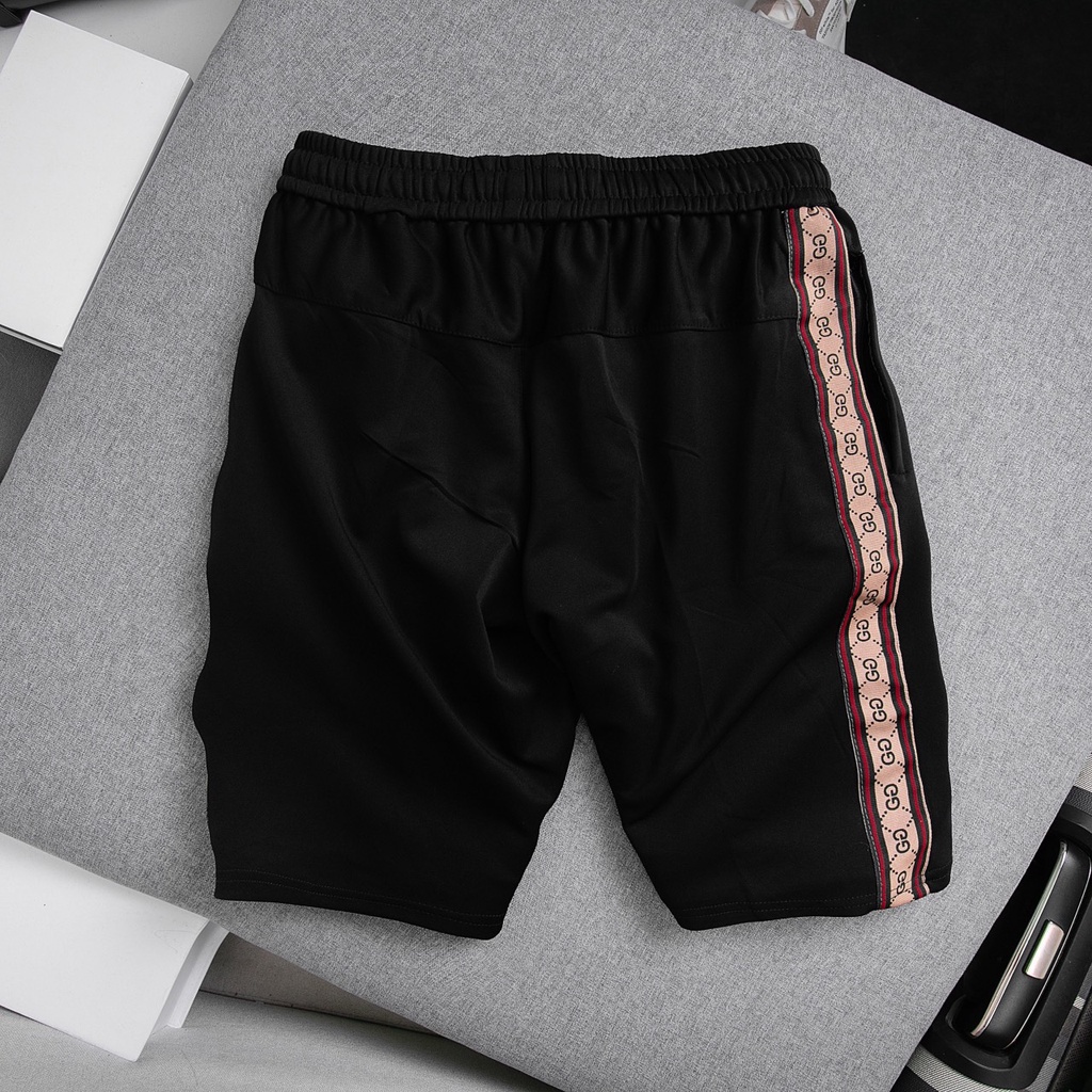Quần Đùi NamHOTQuần short nam unisex phối dây thời trang chất liệu poly 2 da thoáng mát phù hợp vào mùa hè
