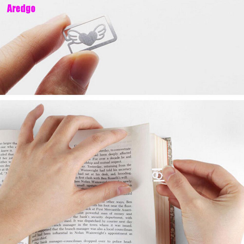 Set 20 kẹp sách mini bằng kim loại nhiều kiểu dáng xinh xắn kèm hộp đựng