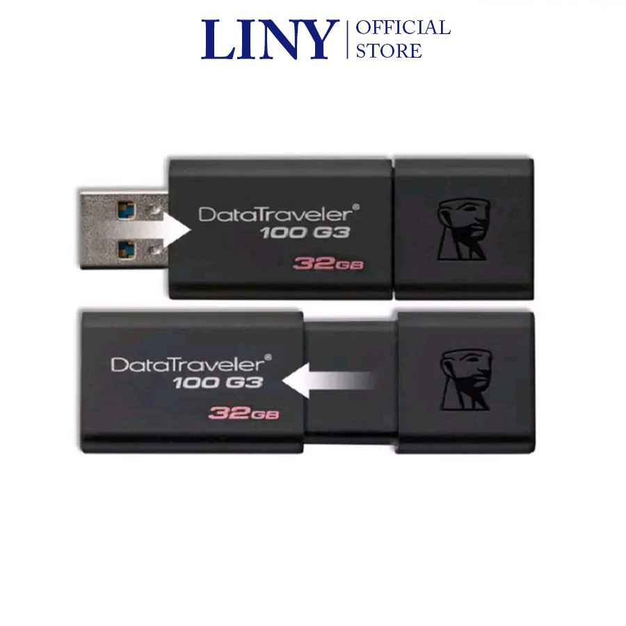 USB Kingston DT100G3 32GB nắp trượt tốc độ upto 100MB/s | BigBuy360 - bigbuy360.vn