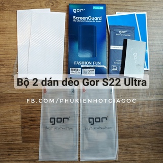 Film dẻo PPF, dán cường lực dẻo trong 3D GOR Samsung S22 Ultra / Note 20 / S21 / S20 / Note 10 Plus chính hãng GOR