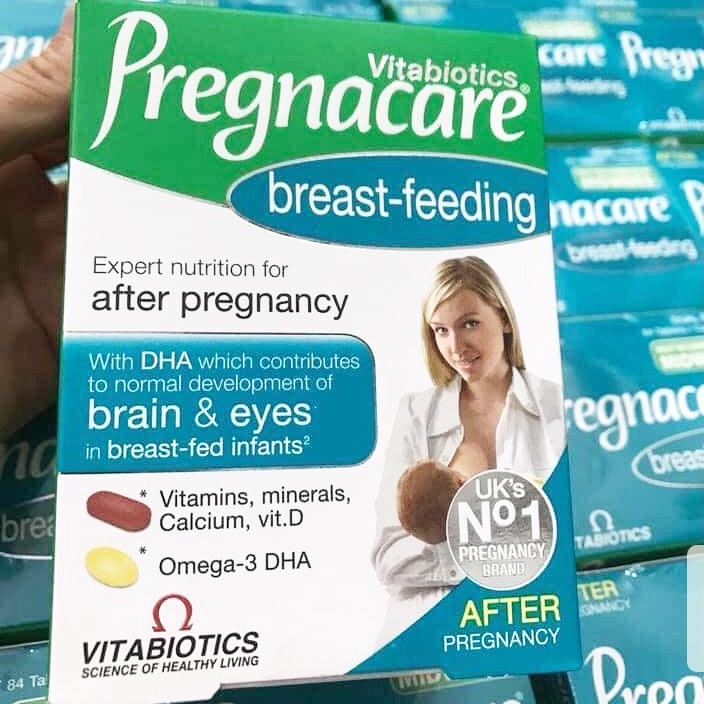 Vitamin tổng hợp cho mẹ sau sinh Pregnacare Breast-feeding 84 viên Anh