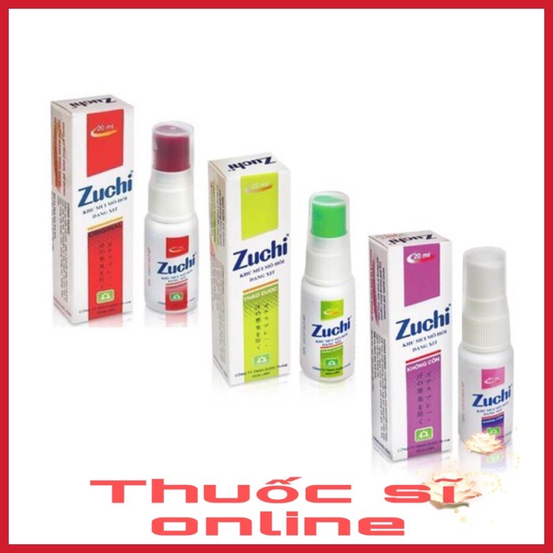 ✅ Zuchi xịt khử mùi hôi nách từ thảo dược