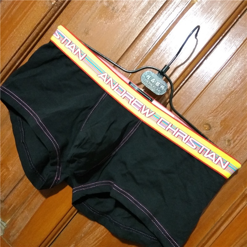 [free ship 50k + che tên đơn hàng] quần lót nam, quần lót boxer thun cotton and (hình chụp tại shop)