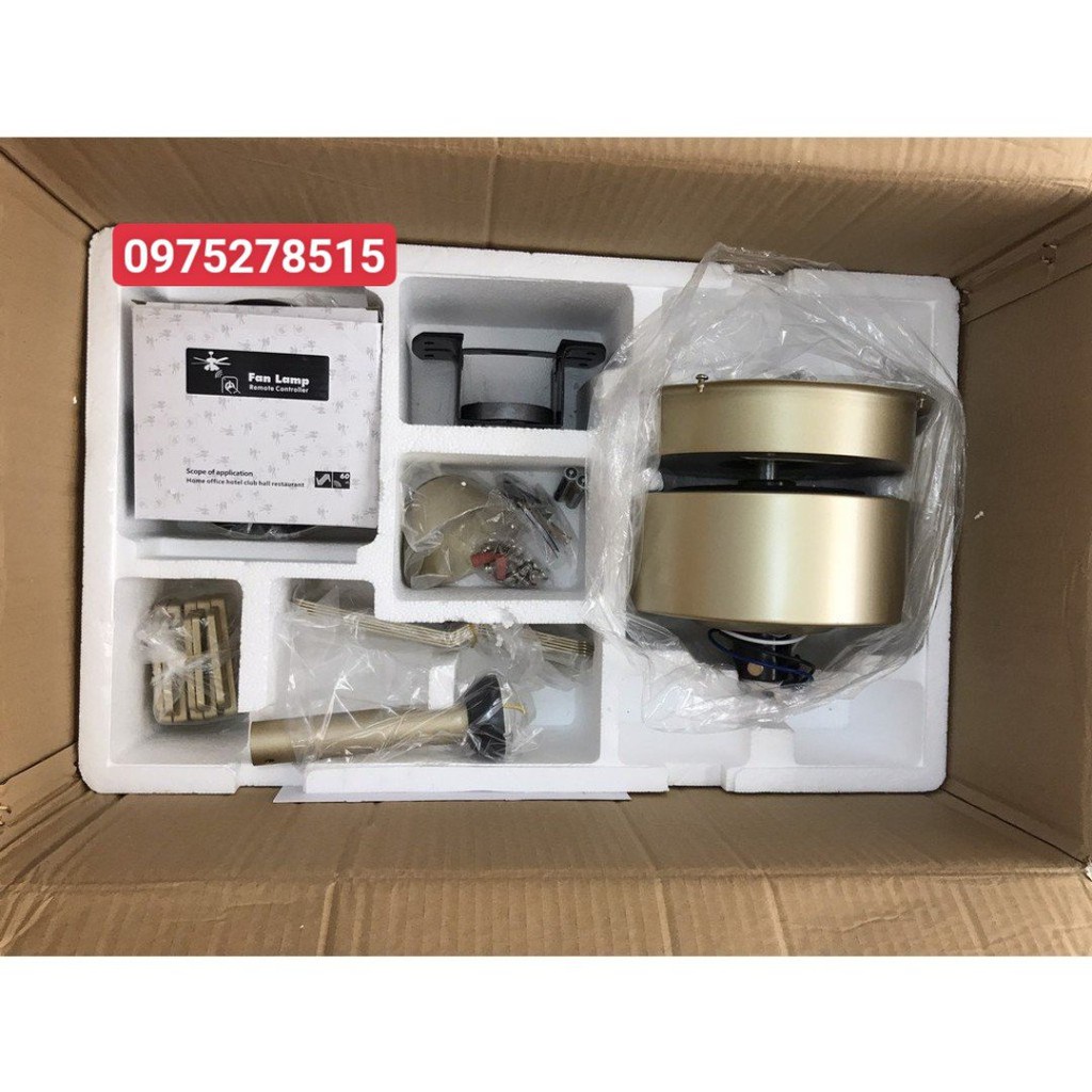 Quạt Trần Động Cơ Lõi Đồng FULL 6 Cấp Độ Gió, 3 Chế Độ Đèn LED, Có Điều Từ Xa, Động Cơ DC 2 Chiều Gió[Bảo Hành 5 Năm] | BigBuy360 - bigbuy360.vn