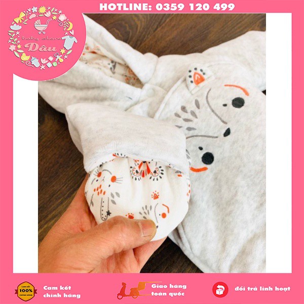 BODY Ủ LÔNG LÓT BÔNG CỰC ẤM HỌA TIẾT CÁO DỄ THƯƠNG CHO BÉ TỪ SƠ SINH ĐẾN 2 TUỔI