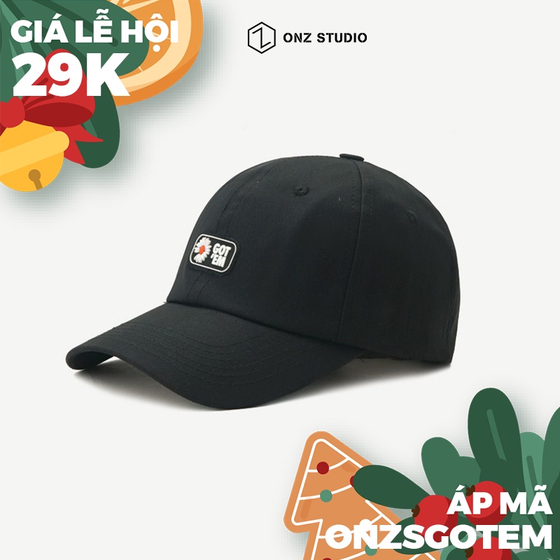 Mũ lưỡi trai nam nữ cotton Got'em thiết kế cool ulzzang nón kết phong cách Hàn Quốc MLT04