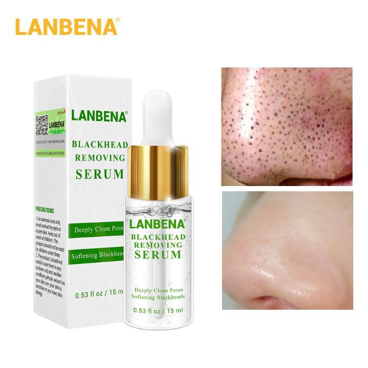 Tinh chất loại bỏ mụn đầu đen - se khít lỗ chân lông Lanbena BlackHead Removing Serum VG