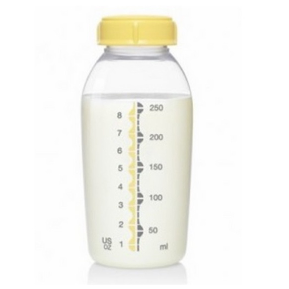 Bình trữ sữa 250ml chính hãng - In màu/Dập nổi Logo hãng