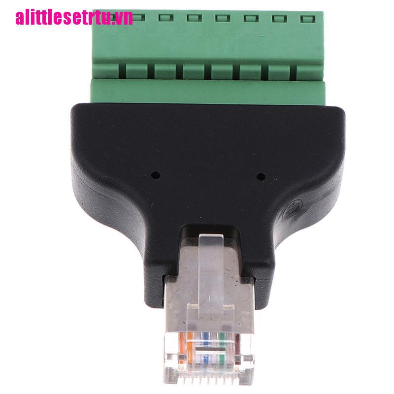 Đầu Chuyển Đổi 8P8C RJ45 ethernet male Sang 8 pin av