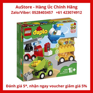[LEGO CHÍNH HÃNG] 10886, 10986 - Bộ Xe Hơi Đầu Tiên, Xe Hơi và Ngôi nhà Di Động Của Bé (LEGO DUPLO 10886, 10986) )