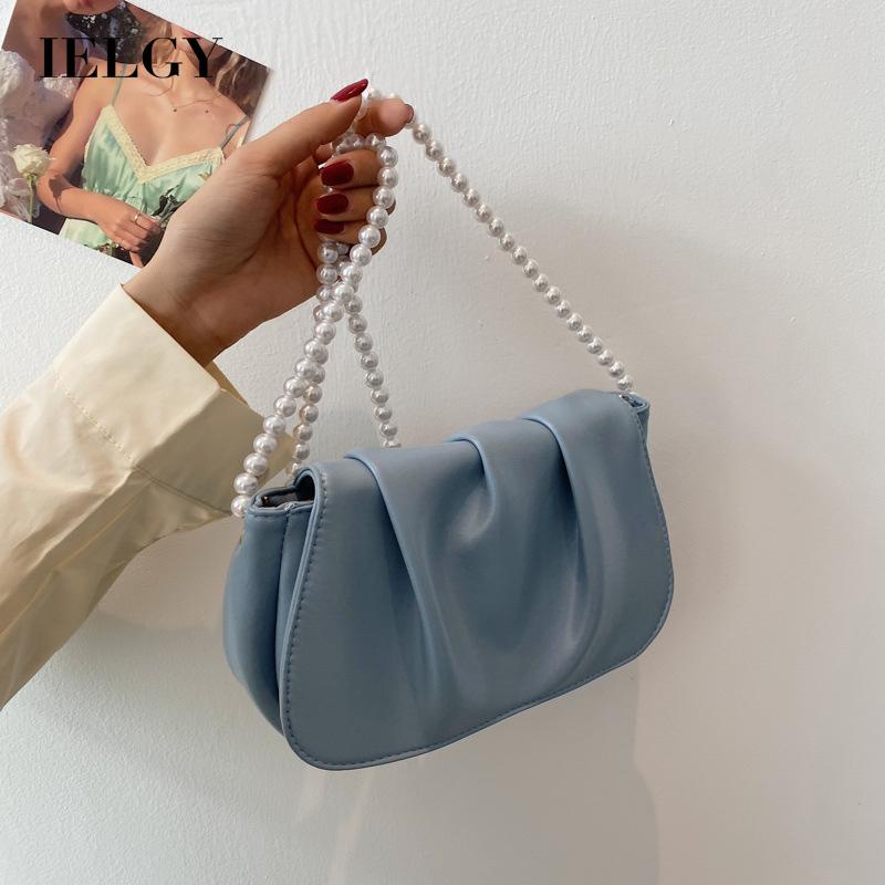 IELGY Túi Đeo Chéo Hình Đám Mây Nhỏ Xinh Đính Ngọc Trai Thời Trang Hàn Quốc