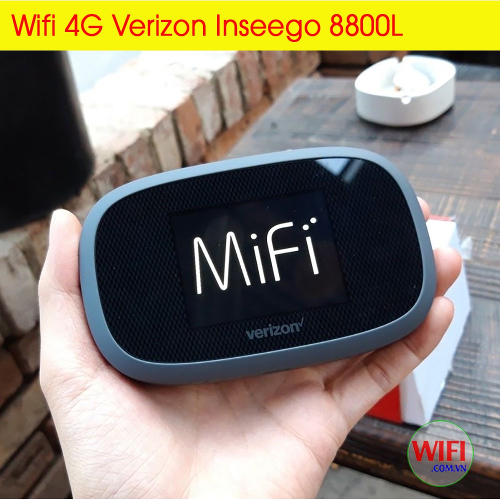 Wifi 4G Verizon Inseego Mifi 8800L Tốc độ 4G 1.2Gb, Pin 4400mAh xài 15 Tiếng, Thương Hiệu của Mỹ