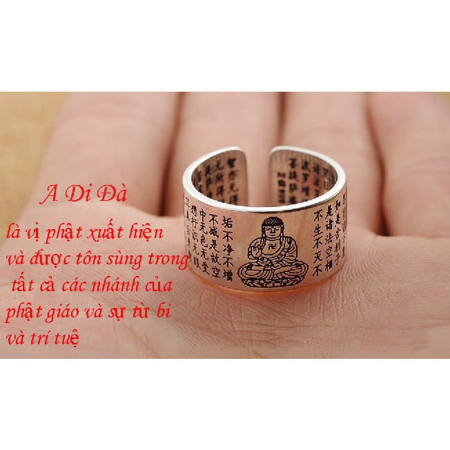 NHẪN KHẮC BÁT NHÃ TÂM KINH QUANG PHẬT A Di Đà
