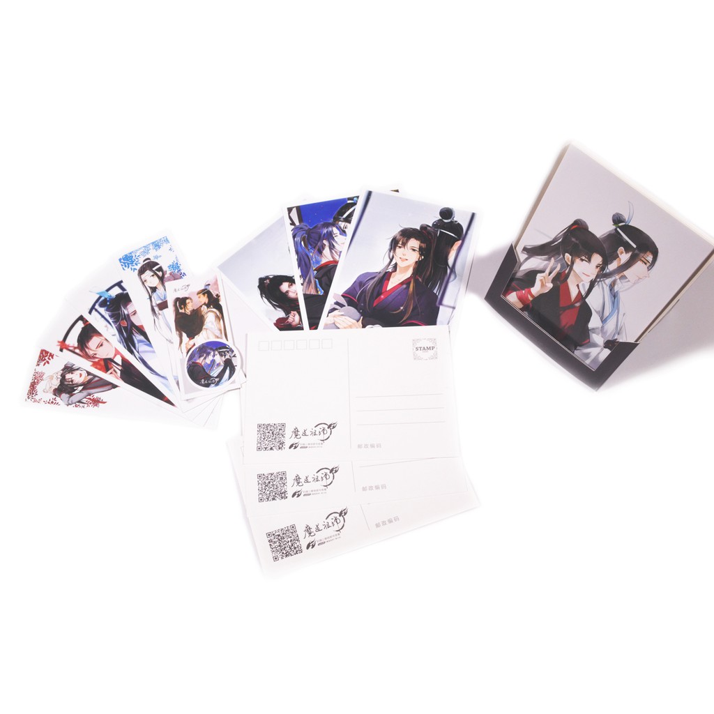 [thanh lý bán lỗ] Hộp Postcard, Bưu thiếp Anime 14.5x9.5cm [AAM] [PGN22]