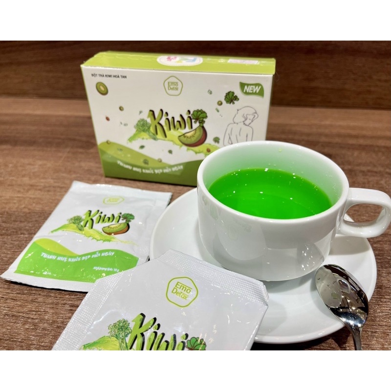 DETOX KIWI CẦN TÂY GIẢM CÂN EMOSLIM CHÍNH HÃNG 100% / Giảm 2-4 kg chỉ sau 7 ngày / giam can collagen🥝