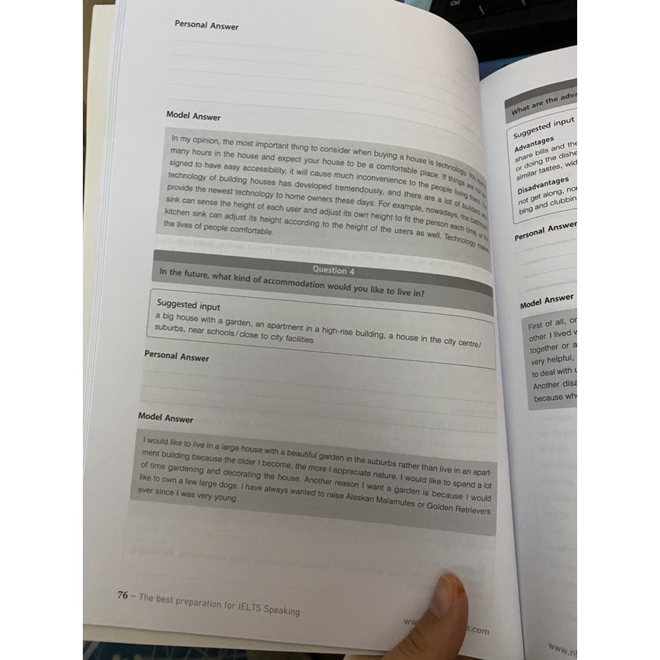 Sách - The best preparation for Ielts Speaking - Kèm CD ( Nhân Trí việt )