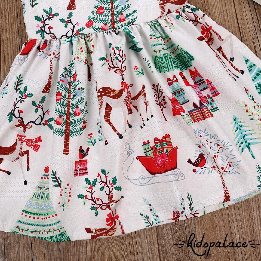 Christmas Baby Kids Girl Dress