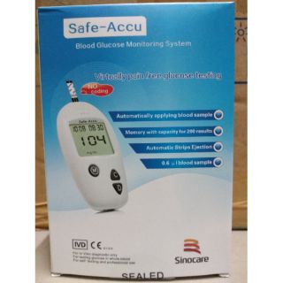 Bộ máy đo đường huyết Safe-Accu Sinocare