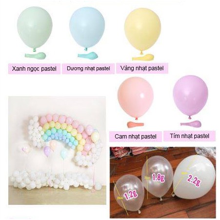 Bóng Màu Pastel - Bóng Sinh Nhật -Tôi Tự Làm