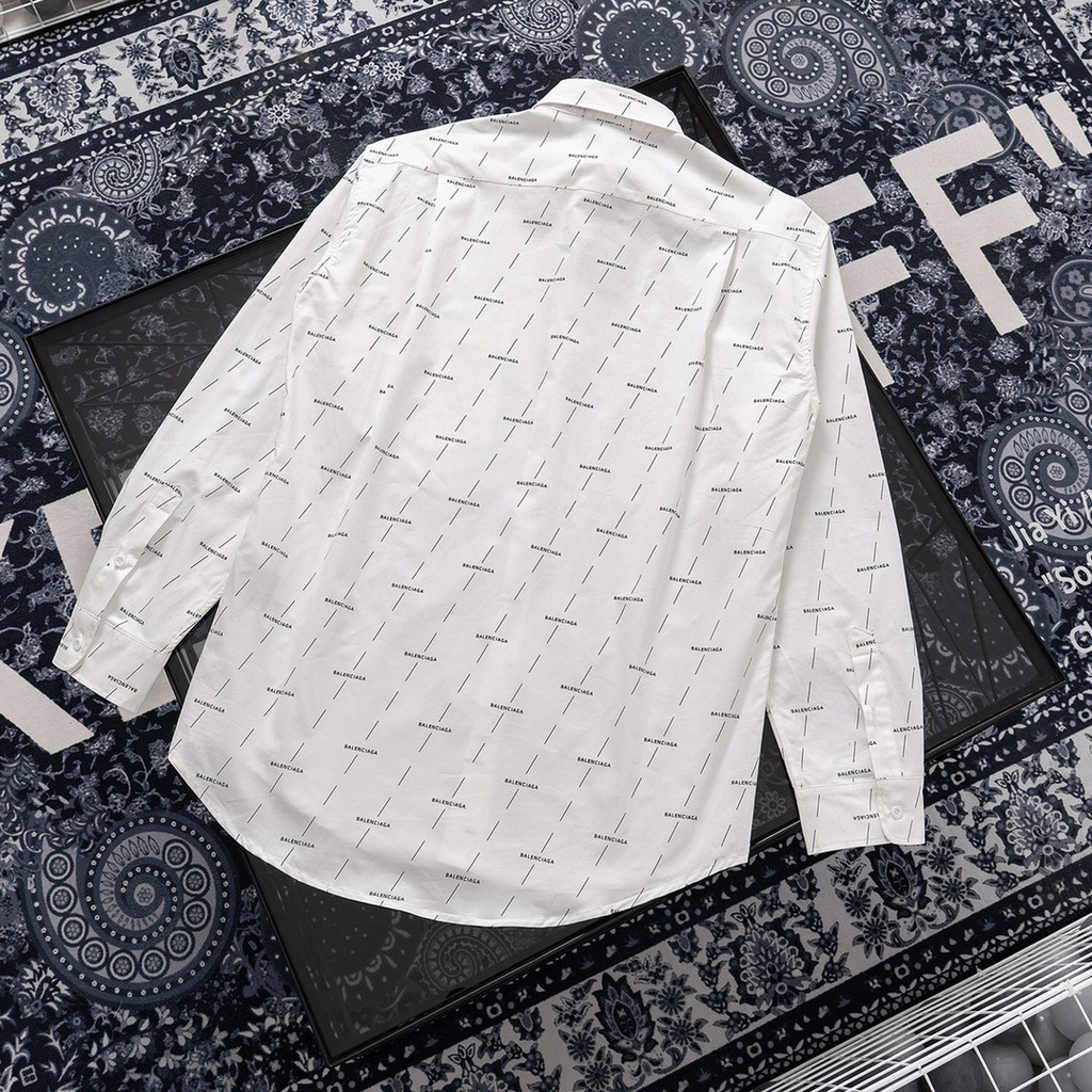 Áo Shirts Balenciagaa logo FW21