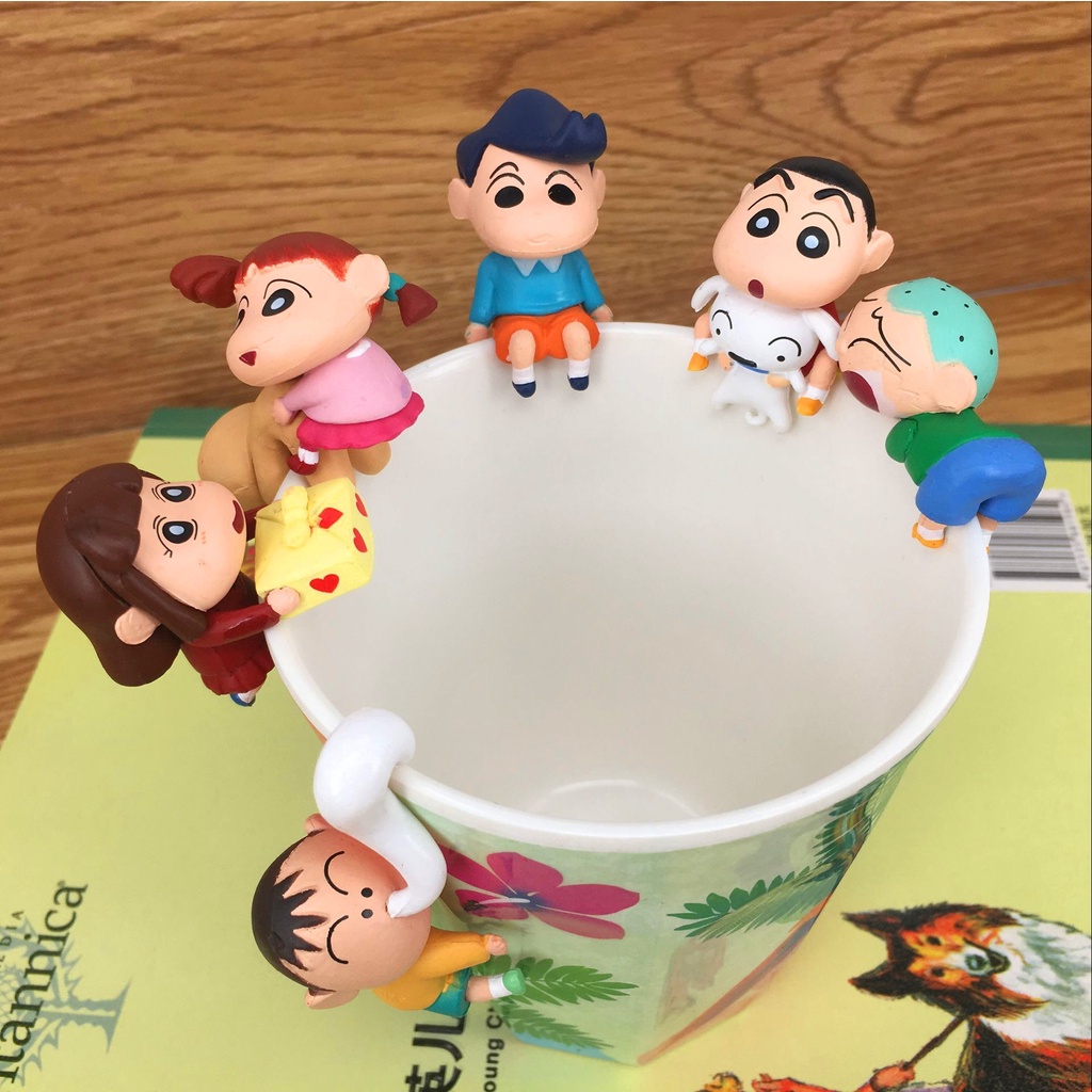 Set 2 cốc hình cậu bé bút chì Shin Chan kỷ niệm 25 năm