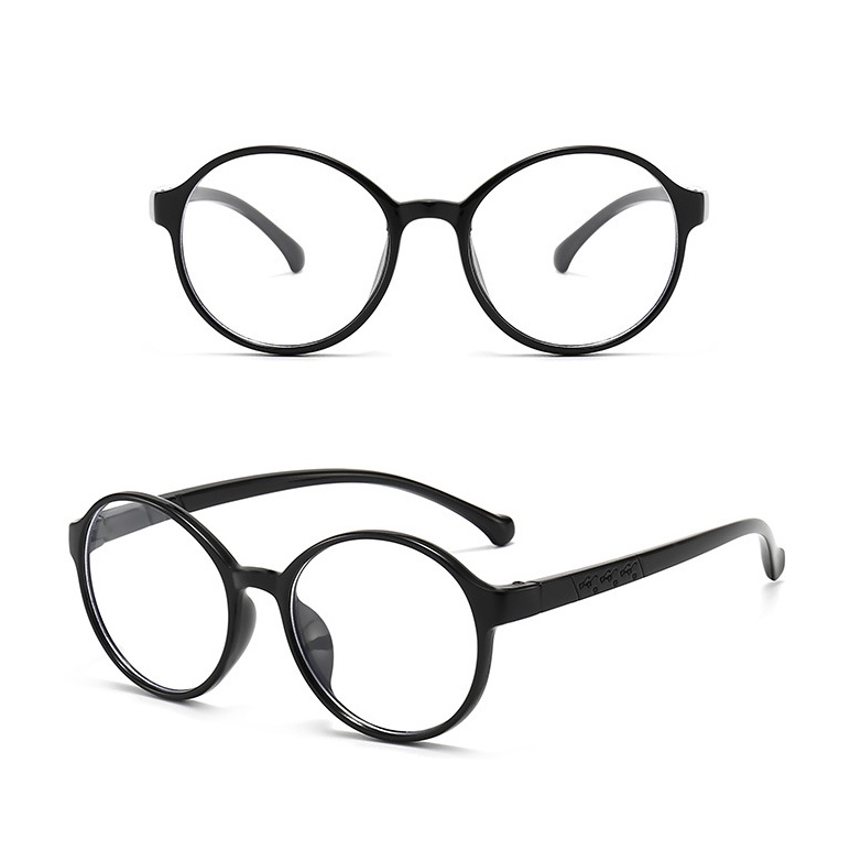 Kính gọng tròn trẻ em gọng nhựa siêu dẻo bền