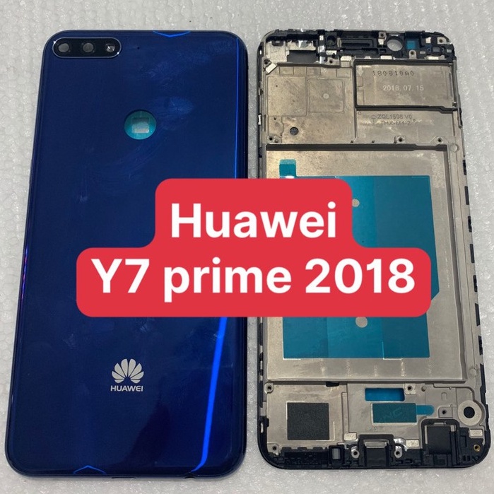 Bộ vỏ huawei Y7 prime 2018