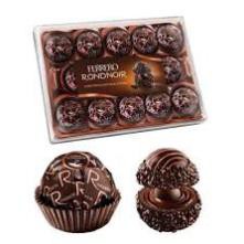 Socola đen nhân hạt phỉ rang Ferrero Rondnoir Đức