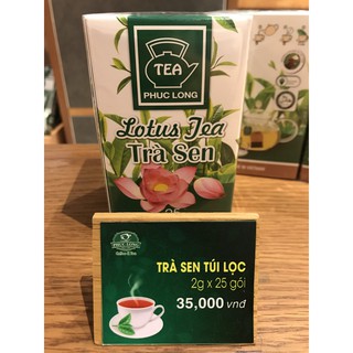 Trà sen túi lọc phúc long