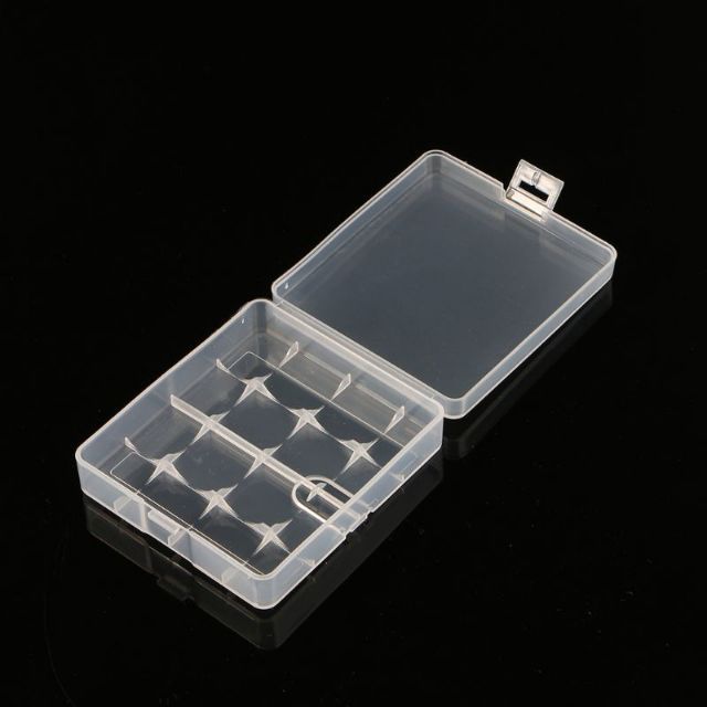 Hộp nhựa đựng và bảo quản 4 pin 18650 khi mang theo người