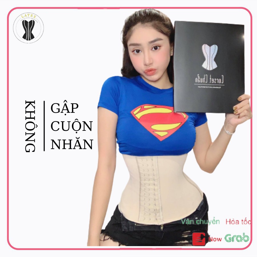[Mã 12FASHIONSALE1 giảm 10K đơn 50K] Đai nịt bụng latex sau sinh không lộ viền - Gen nịt bụng sau sinh | BigBuy360 - bigbuy360.vn