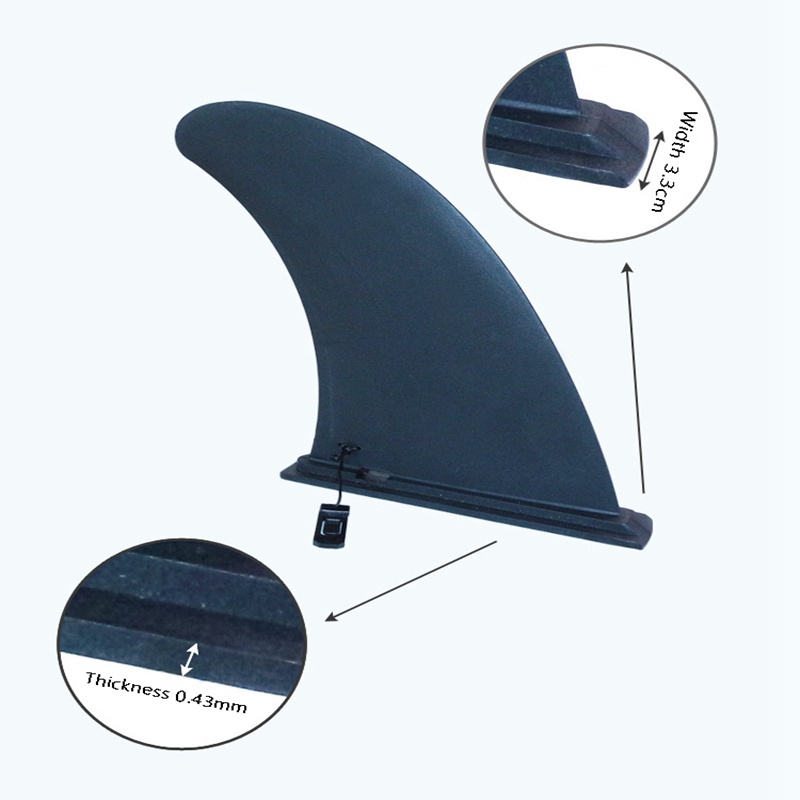 Vây Gắn Ván Lướt Sóng 9 Inch Tháo Lắp Nhanh Tiện Dụng Cho Người Mới Bắt Đầu