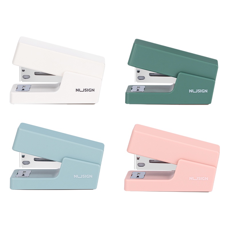 Bộ Dụng Cụ Dập Ghim Mini Bằng Kim Loại Màu Sắc Kèm 640 Kim Bấm 24 / 6 C6345