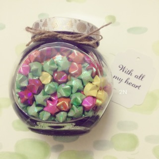 Lọ sao giấy tròn