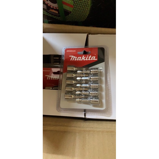 COMBO 10 ĐẦU BẮN TÔN 8mm MAKITA INOX CAO CẤP CHUÔI LỤC GIÁC