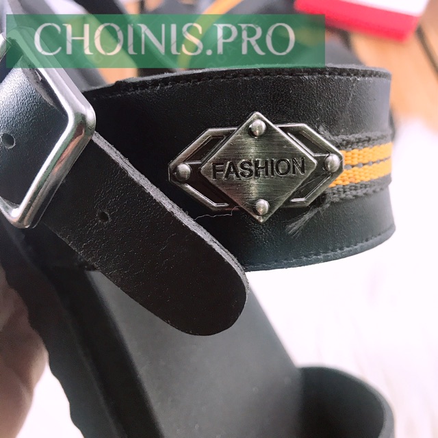 Dép da hai quai thế hệ mớiĐế cao su  Dép có quai hậu